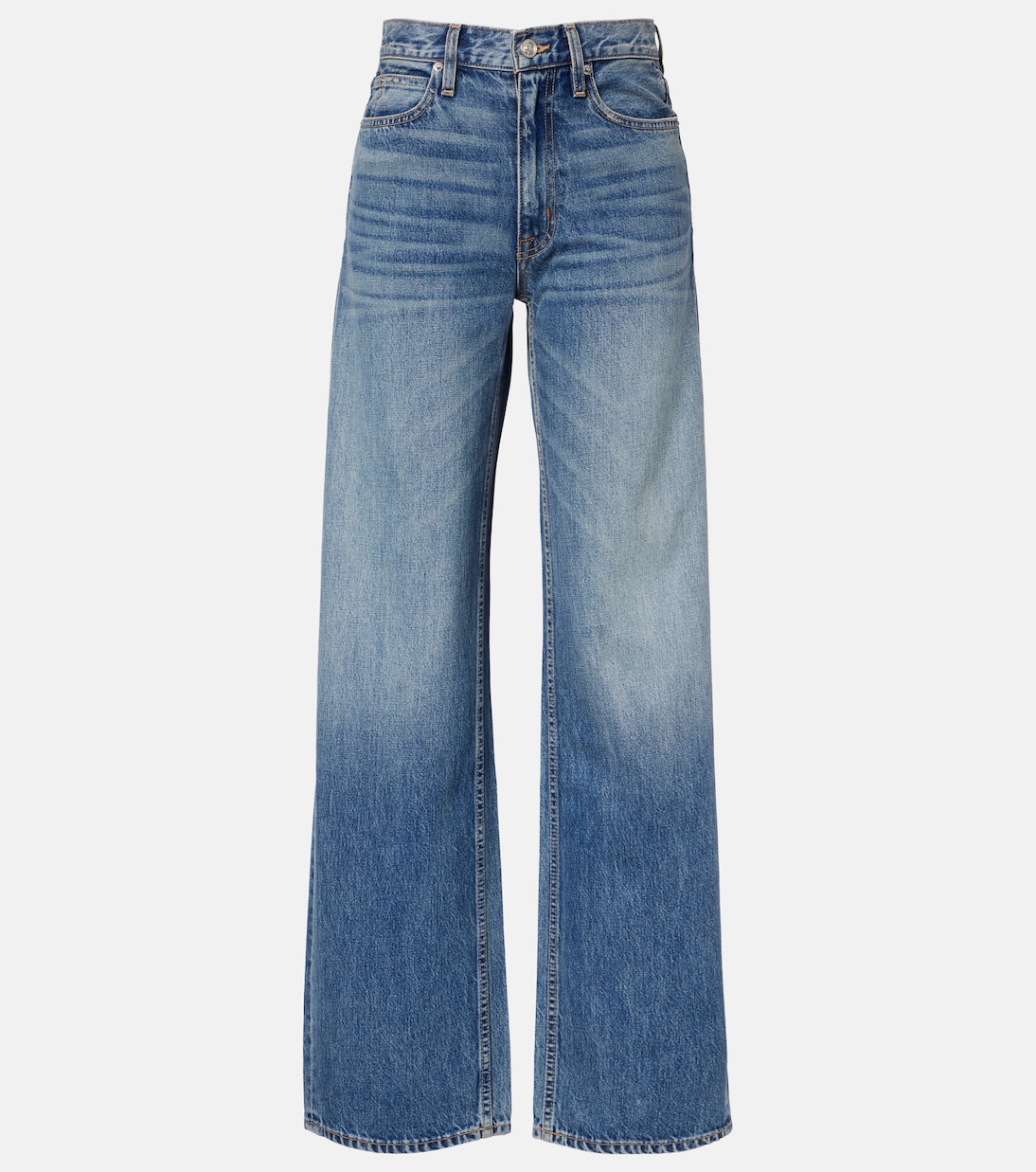 Cassie faded wide-leg jeans | Slvrlake