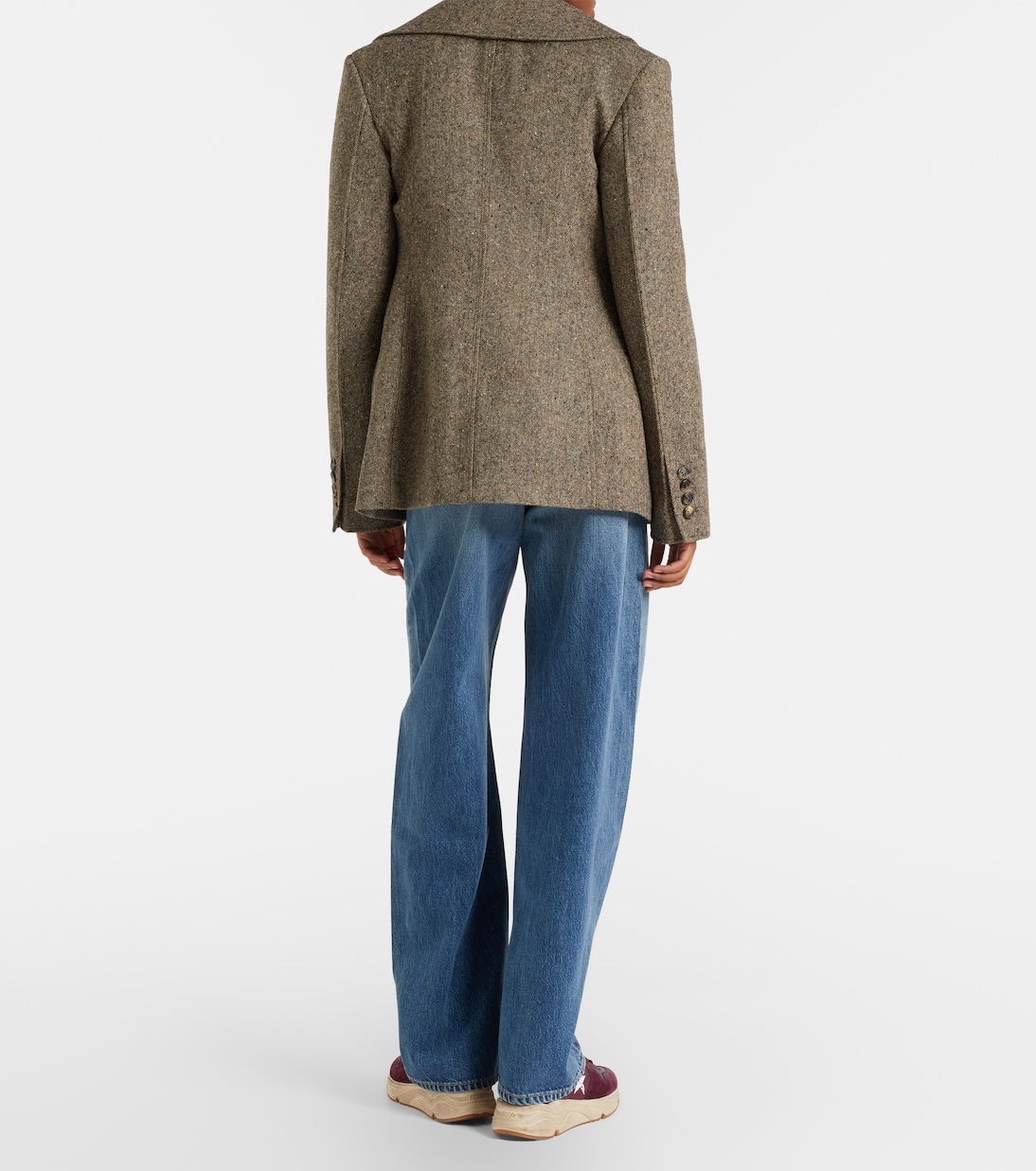 Cassie faded wide-leg jeans | Slvrlake