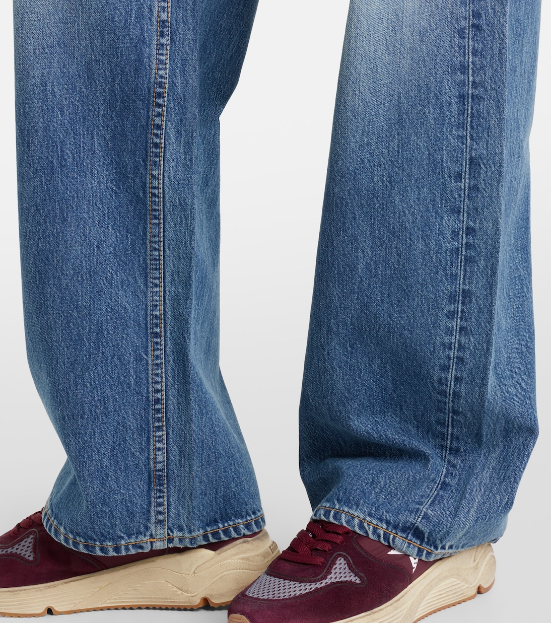 Cassie faded wide-leg jeans | Slvrlake