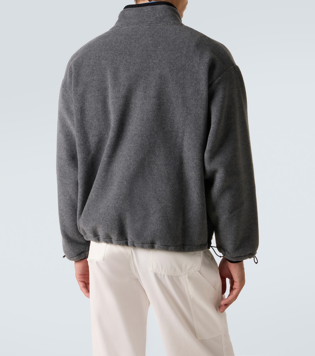 Logo fleece sweatshirt | Miu Miu