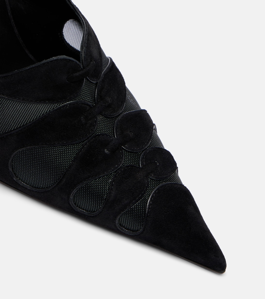 Slingback-Pumps Circle Max mit Veloursleder | Christian Louboutin