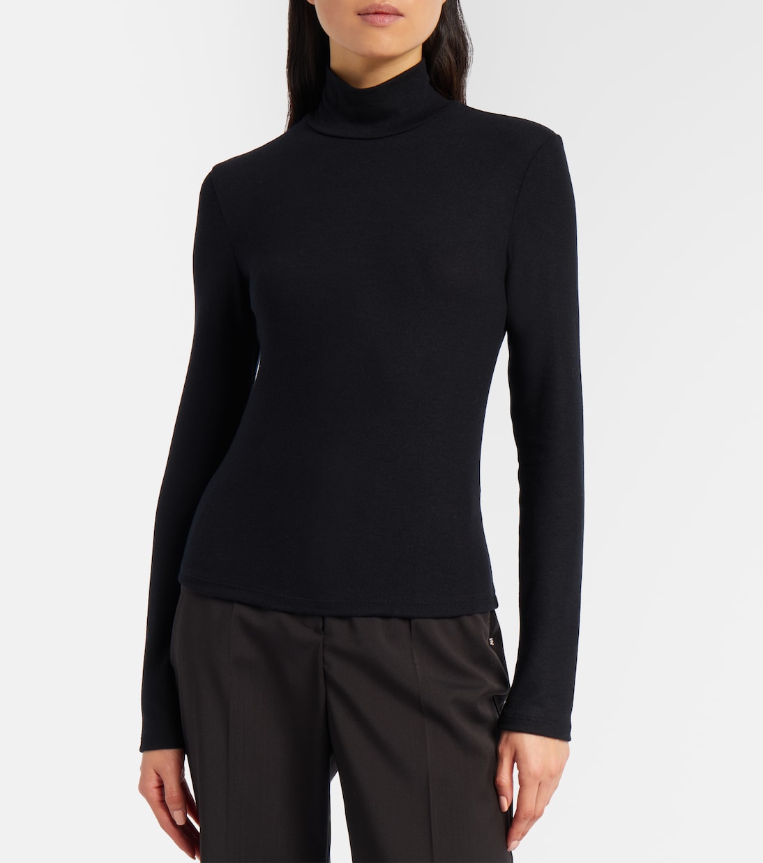 Lauren turtleneck jersey top | Leset