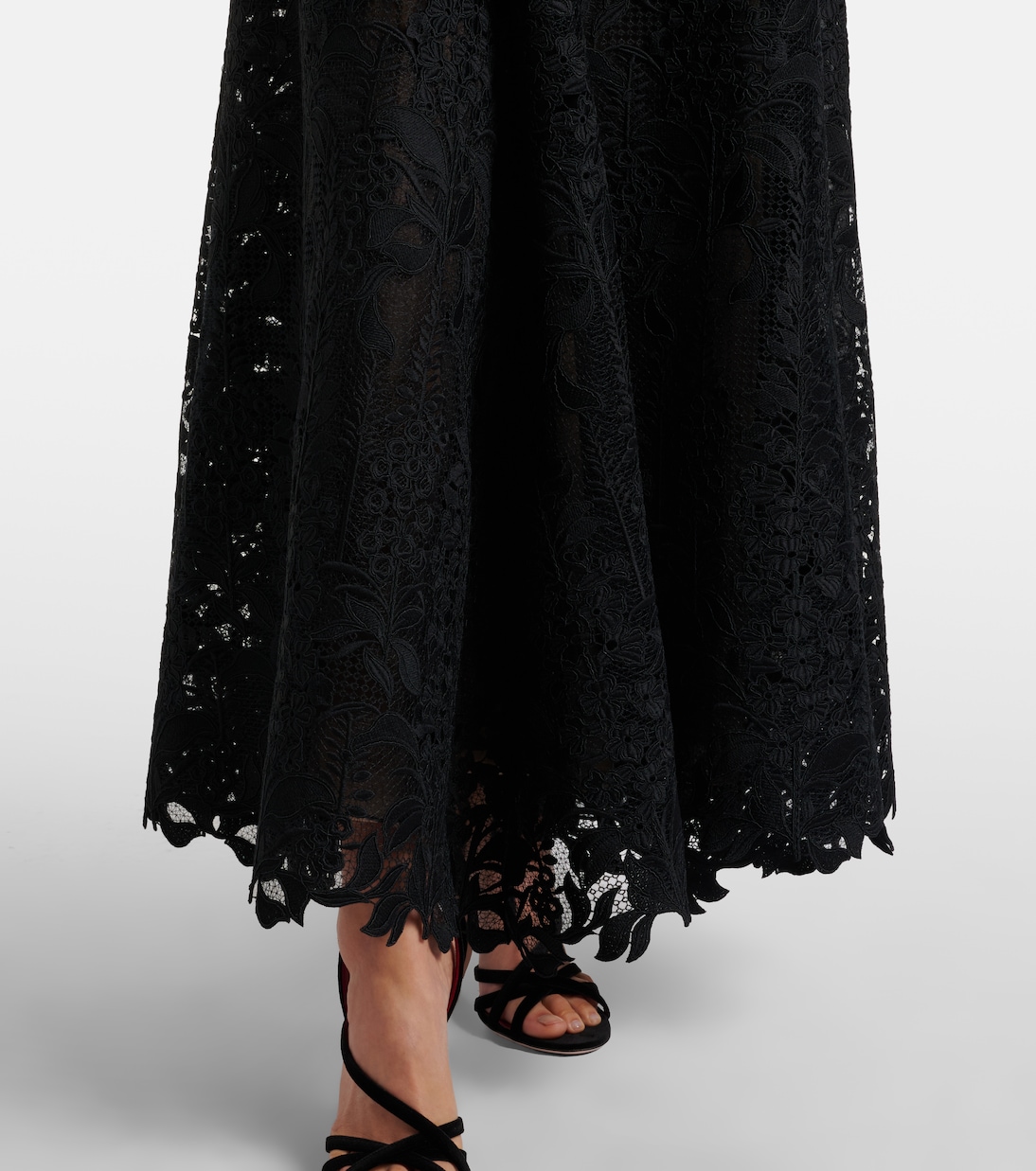 Robe aus Guipure-Spitze | Oscar de la Renta