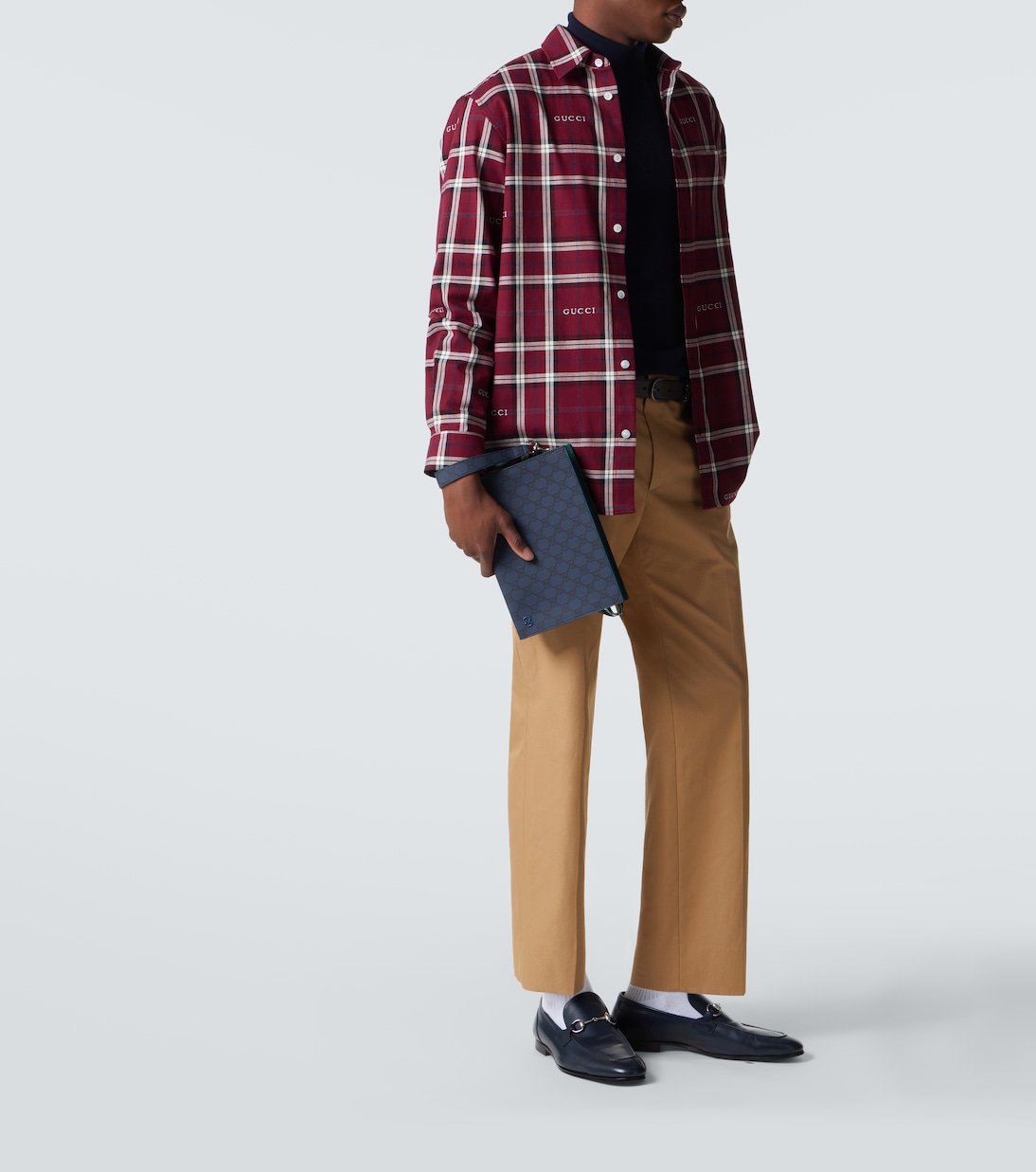 GG Small pouch with strap | Gucci