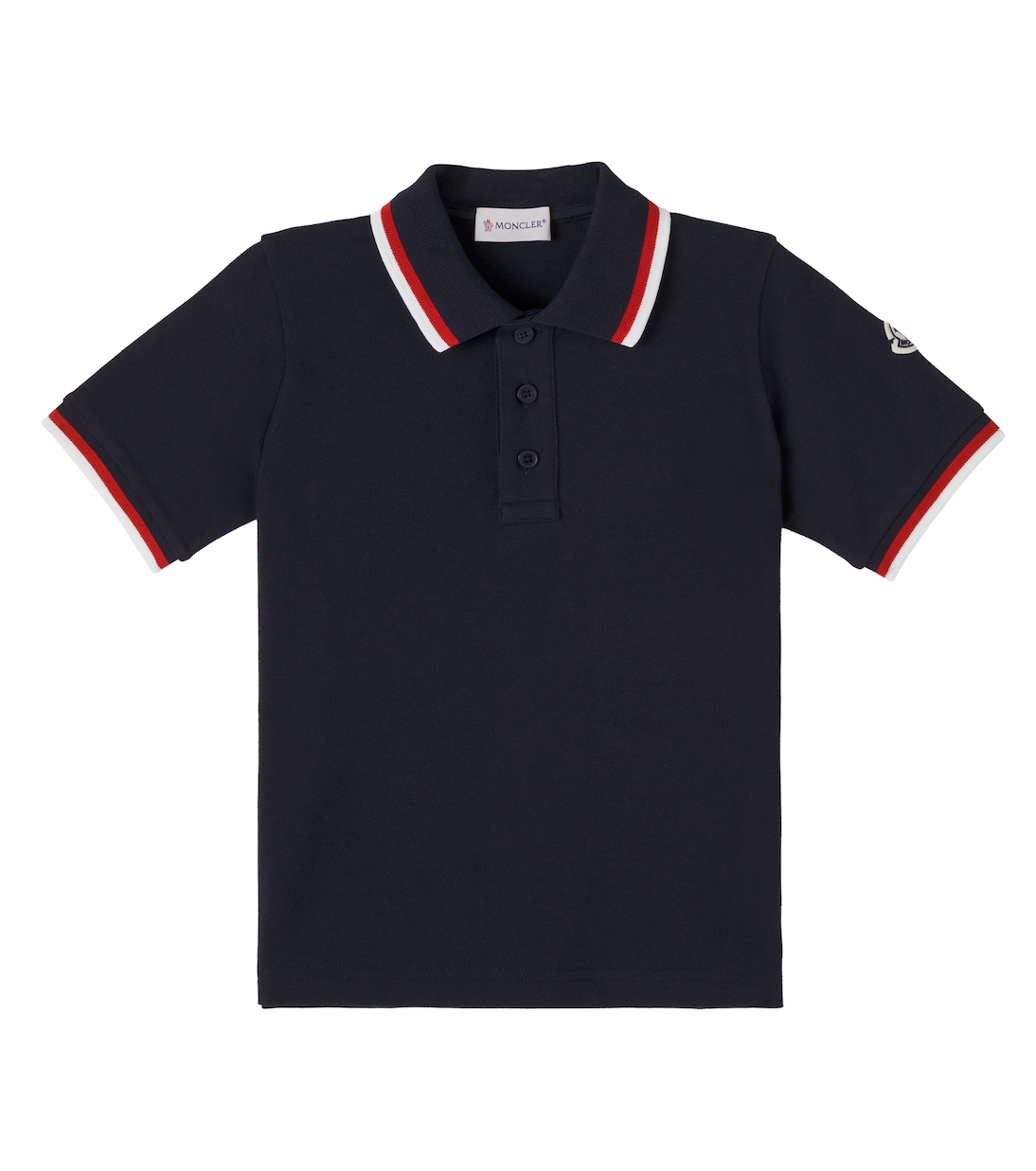 Polo de piqué de algodón | Moncler Enfant