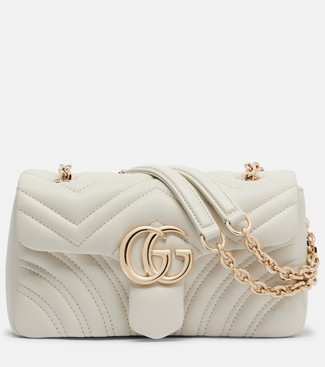GG Marmont Small leather shoulder bag | Gucci