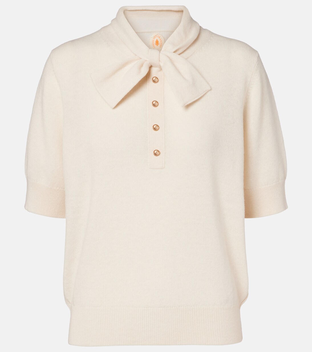 Bow-detail wool and cashmere sweater | Jardin des Orangers