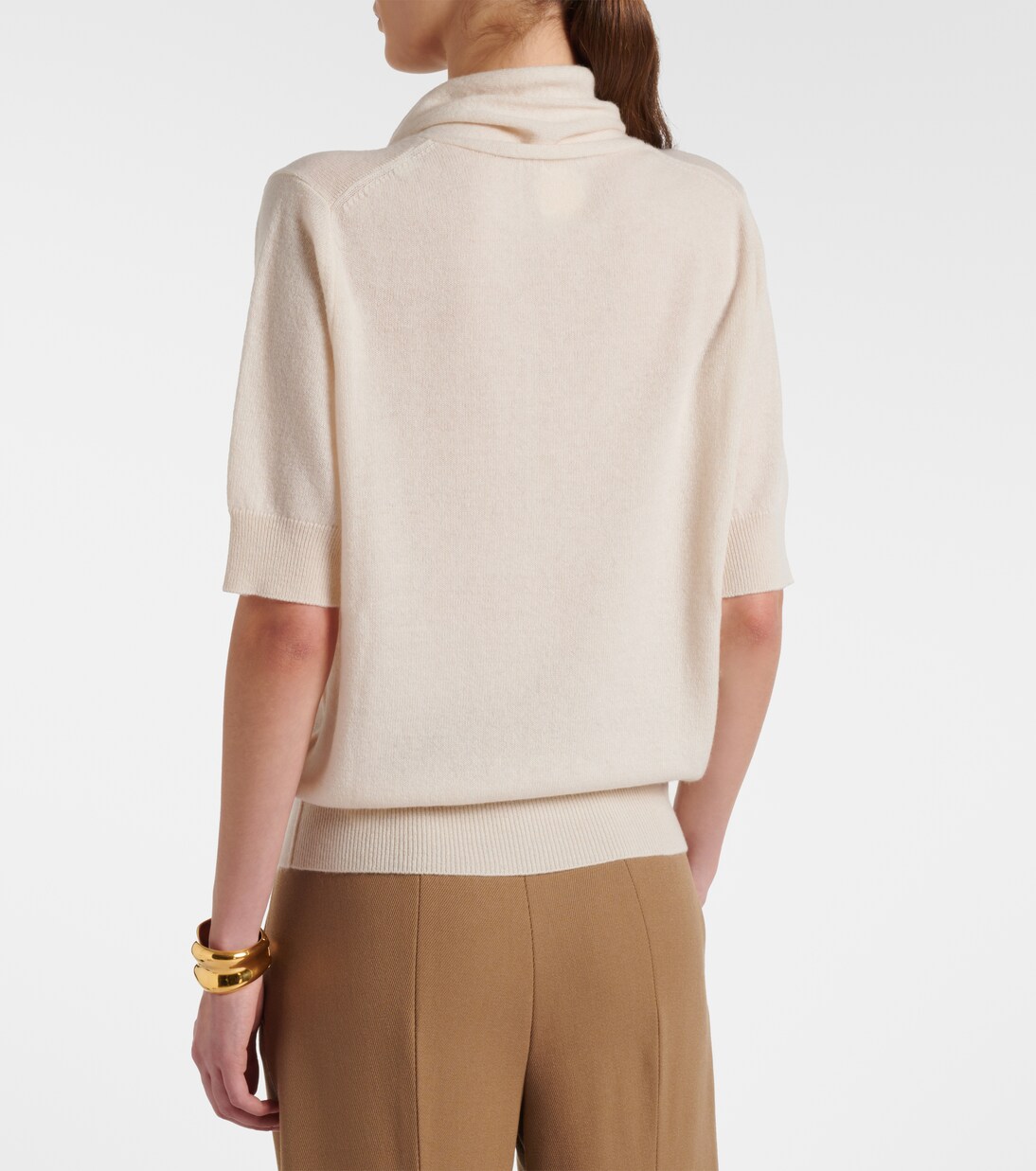 Bow-detail wool and cashmere sweater | Jardin des Orangers