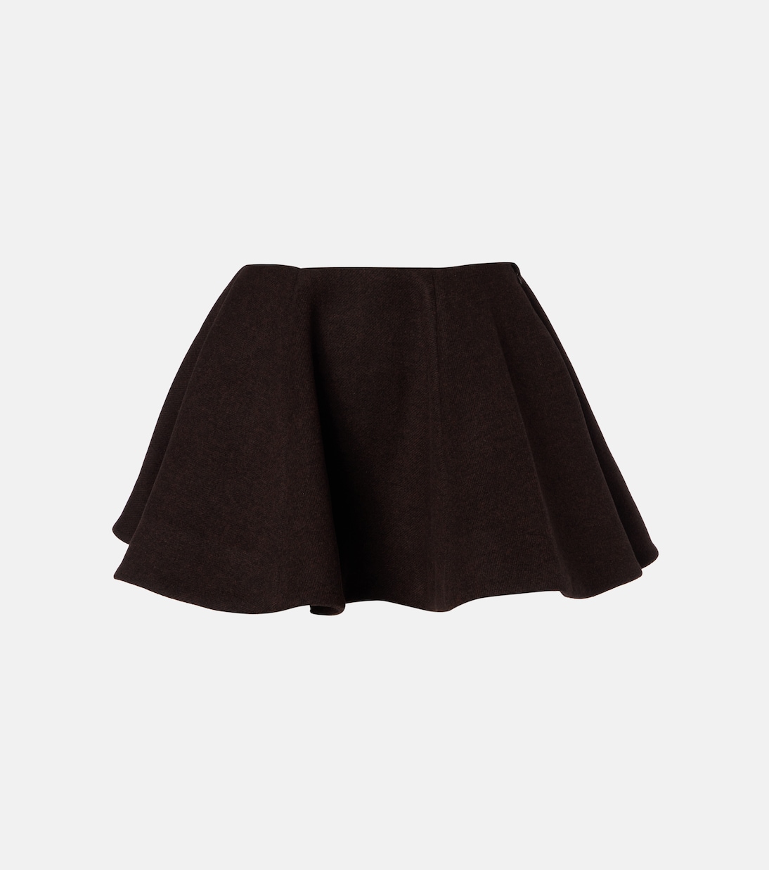 Wool and cashmere-blend miniskirt | Ganni