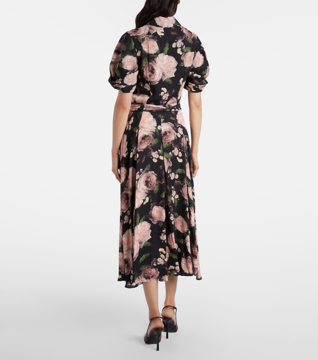 Floral belted shirt dress | Erdem