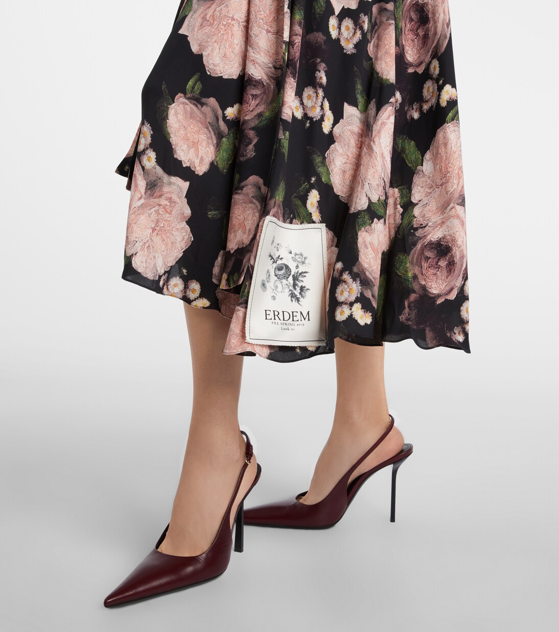 Floral belted shirt dress | Erdem
