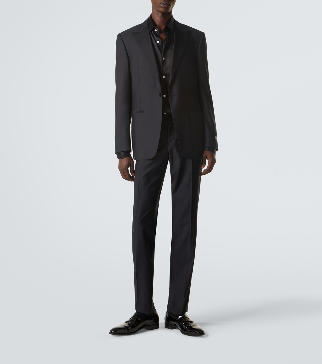 Camisa de satén de seda | Rubinacci