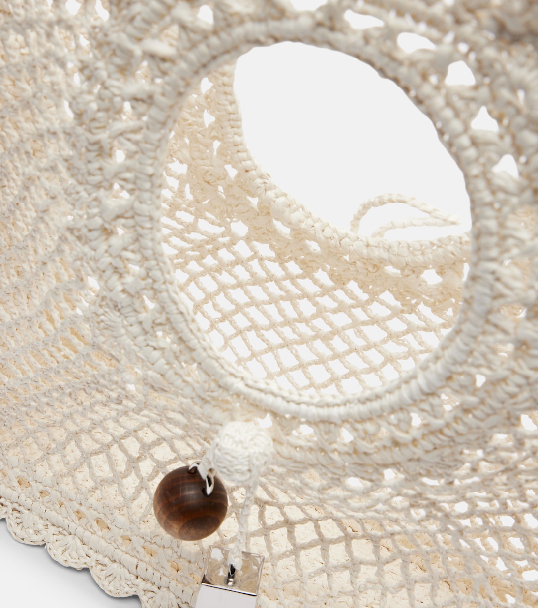 Spiaggia Small lace tote bag | Jacquemus