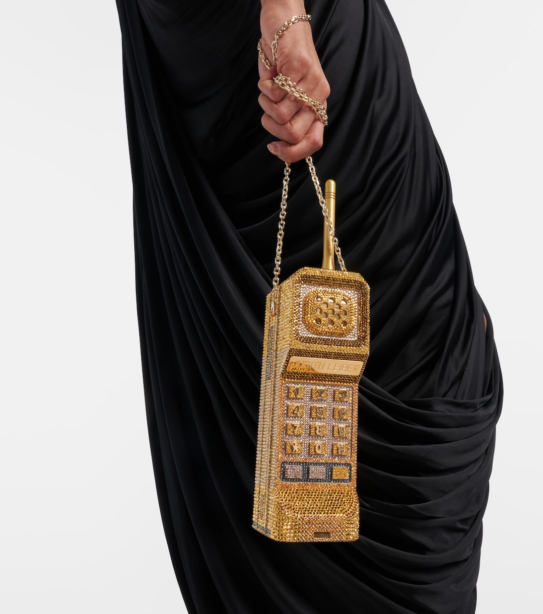Brick Phone Small embellished clutch | Judith Leiber Couture