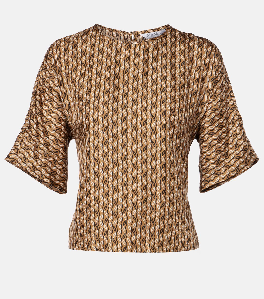 Blusa Nordica de seda estampada | Max Mara