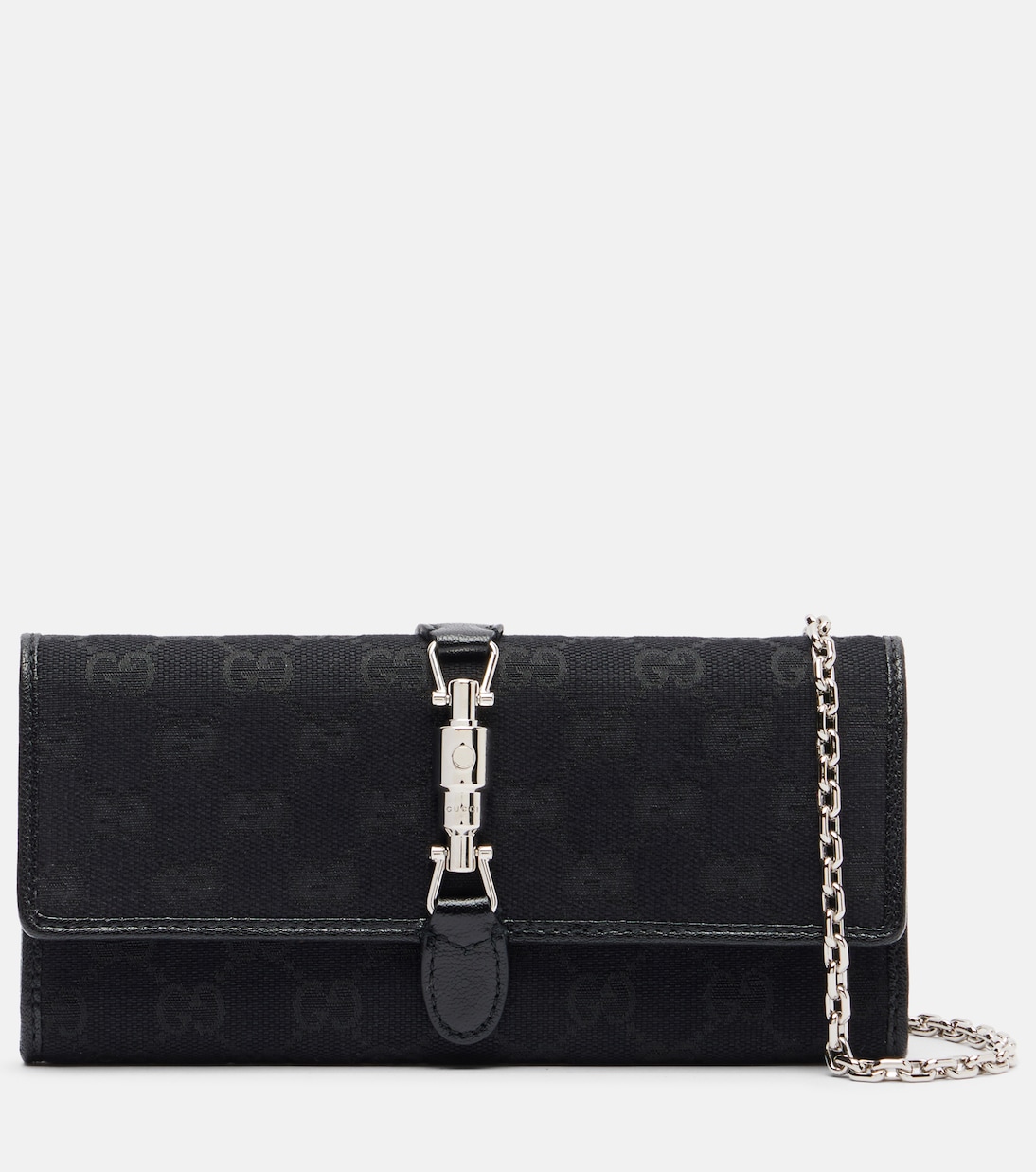 Gucci Jackie GG Canvas wallet on chain | Gucci