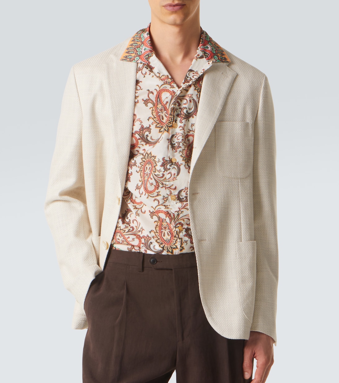 Cotton and wool blazer | Etro
