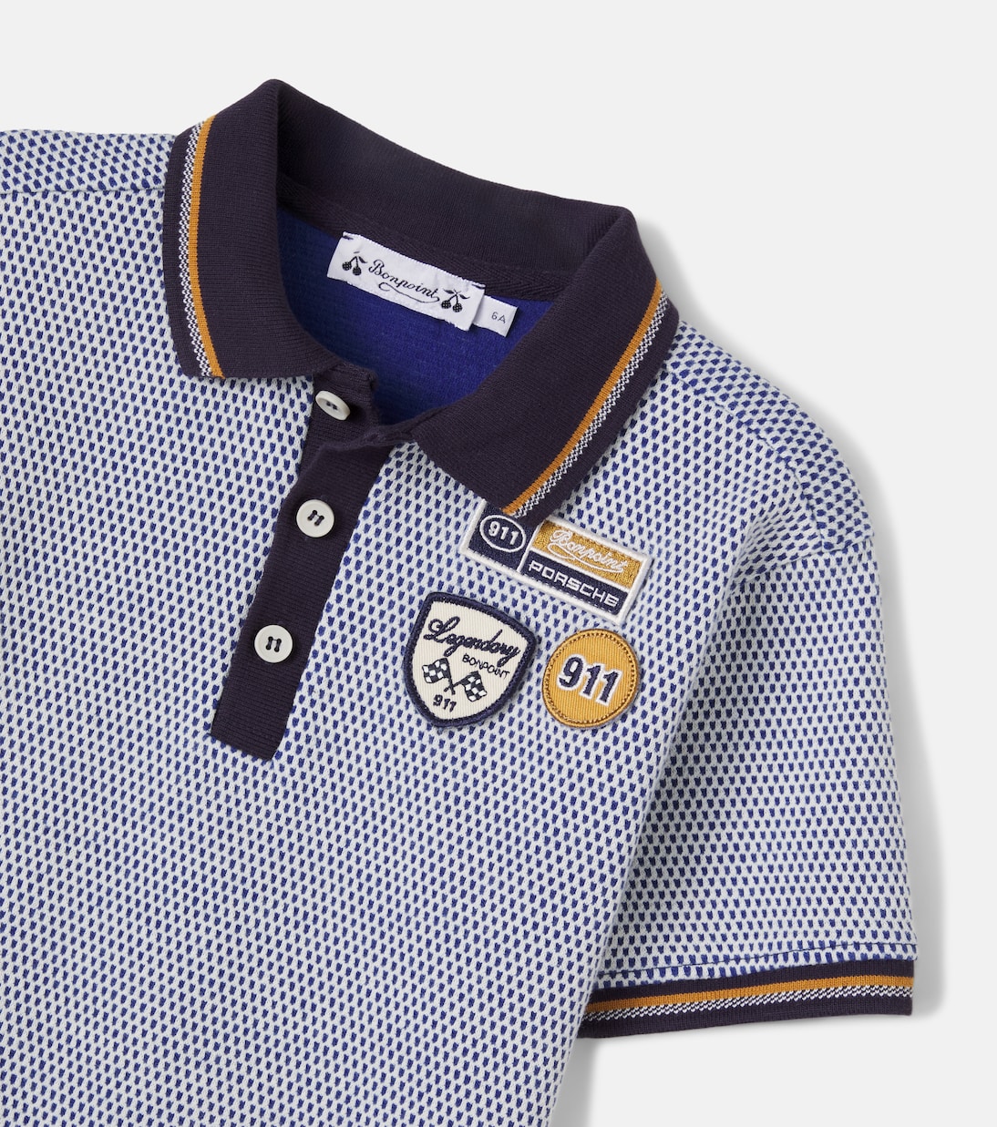 x Porsche Edric cotton polo shirt | Bonpoint