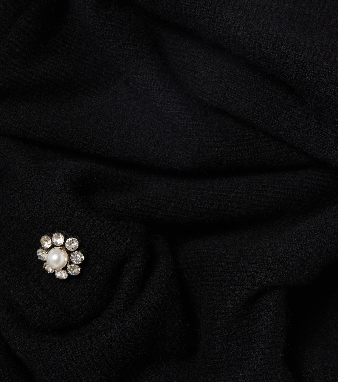 Embellished cashmere scarf | Simone Rocha