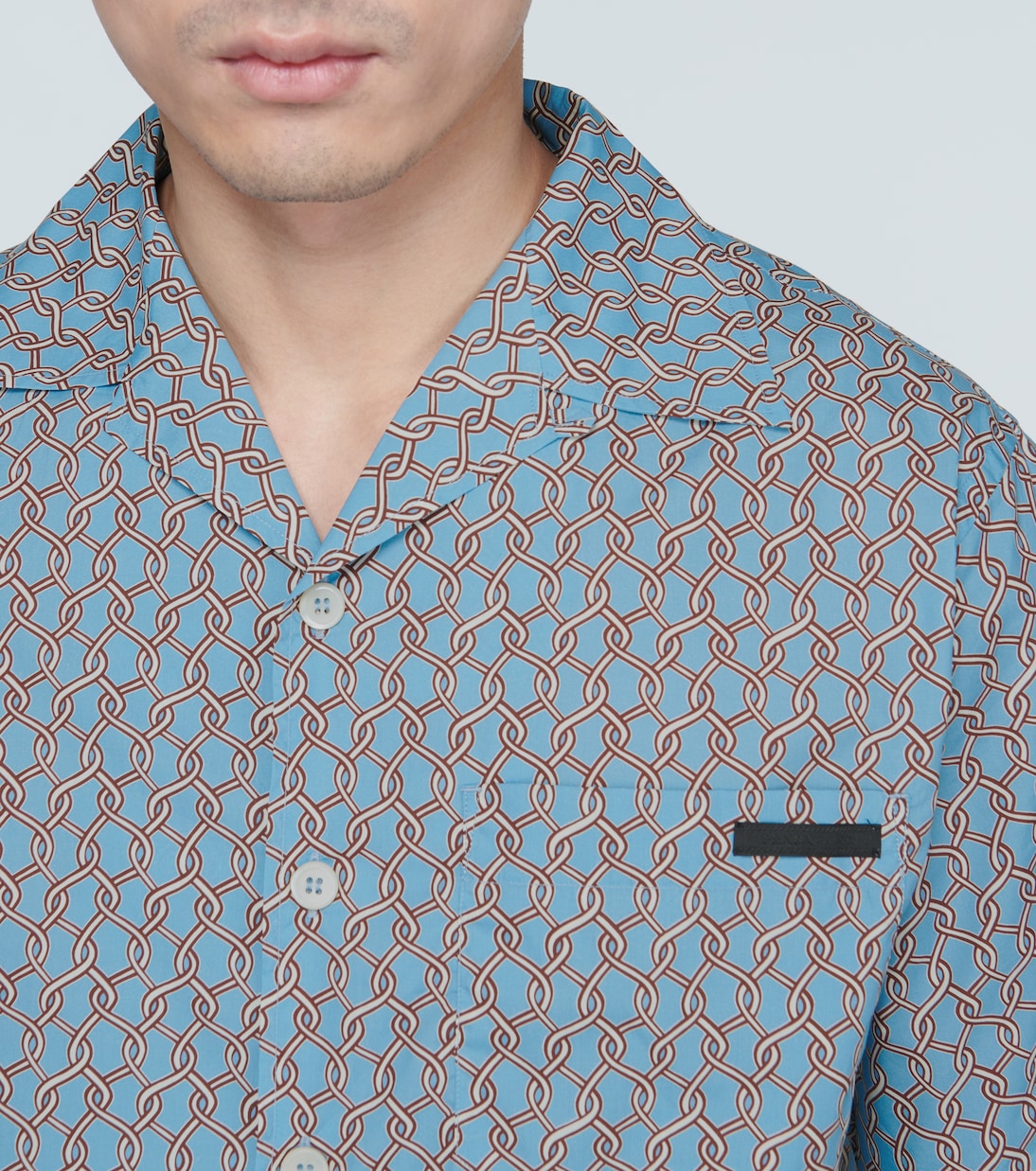 Camicia in popeline di cotone | Prada