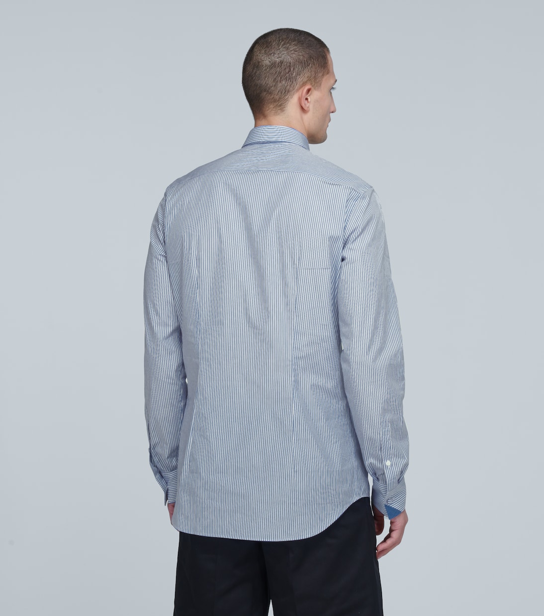 Camicia a righe in cotone | Prada