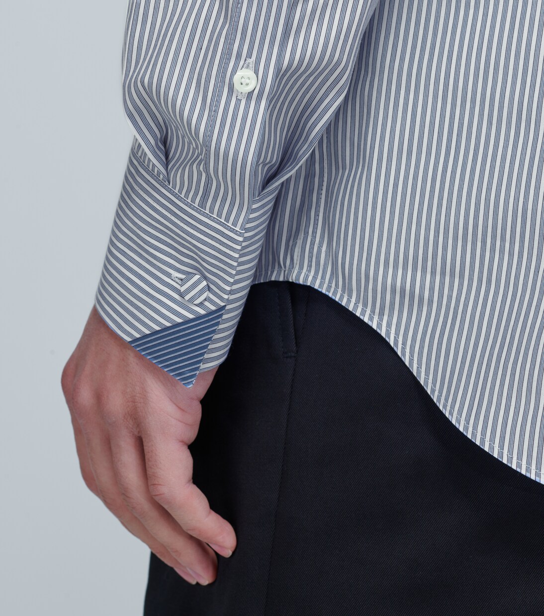 Camicia a righe in cotone | Prada
