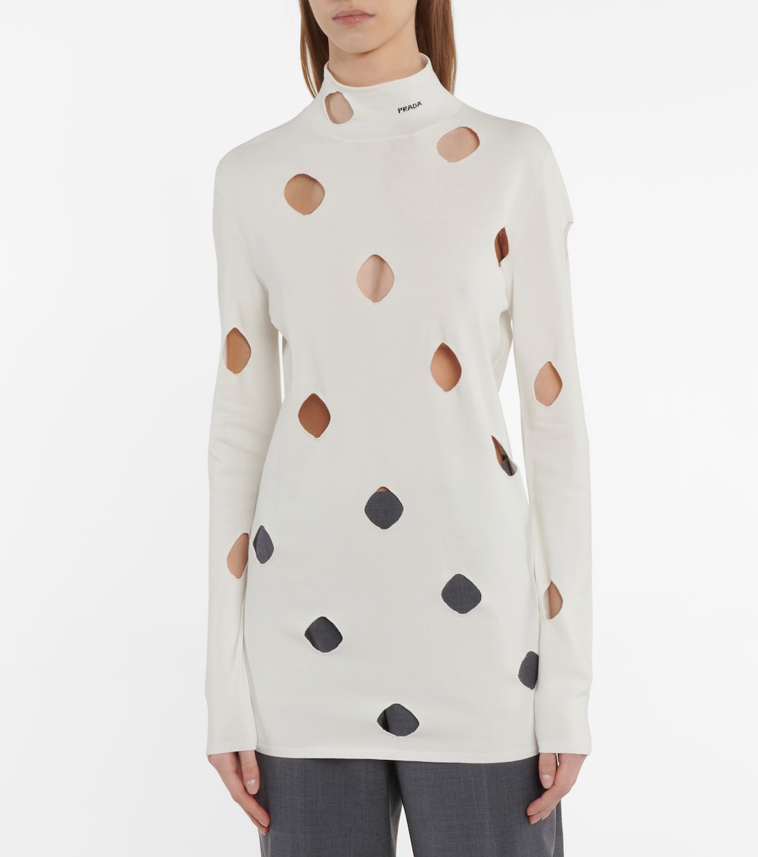 Lupetto con cut-out | Prada