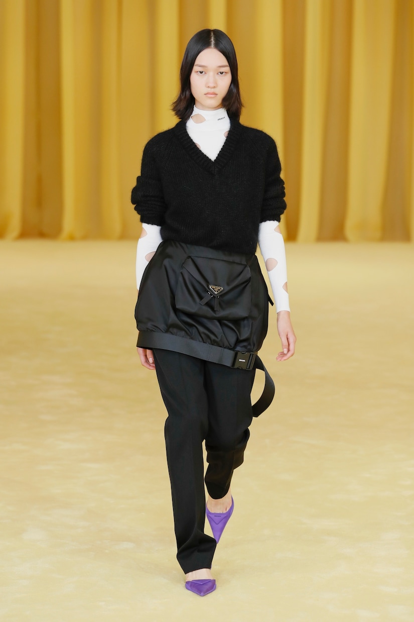 Lupetto con cut-out | Prada