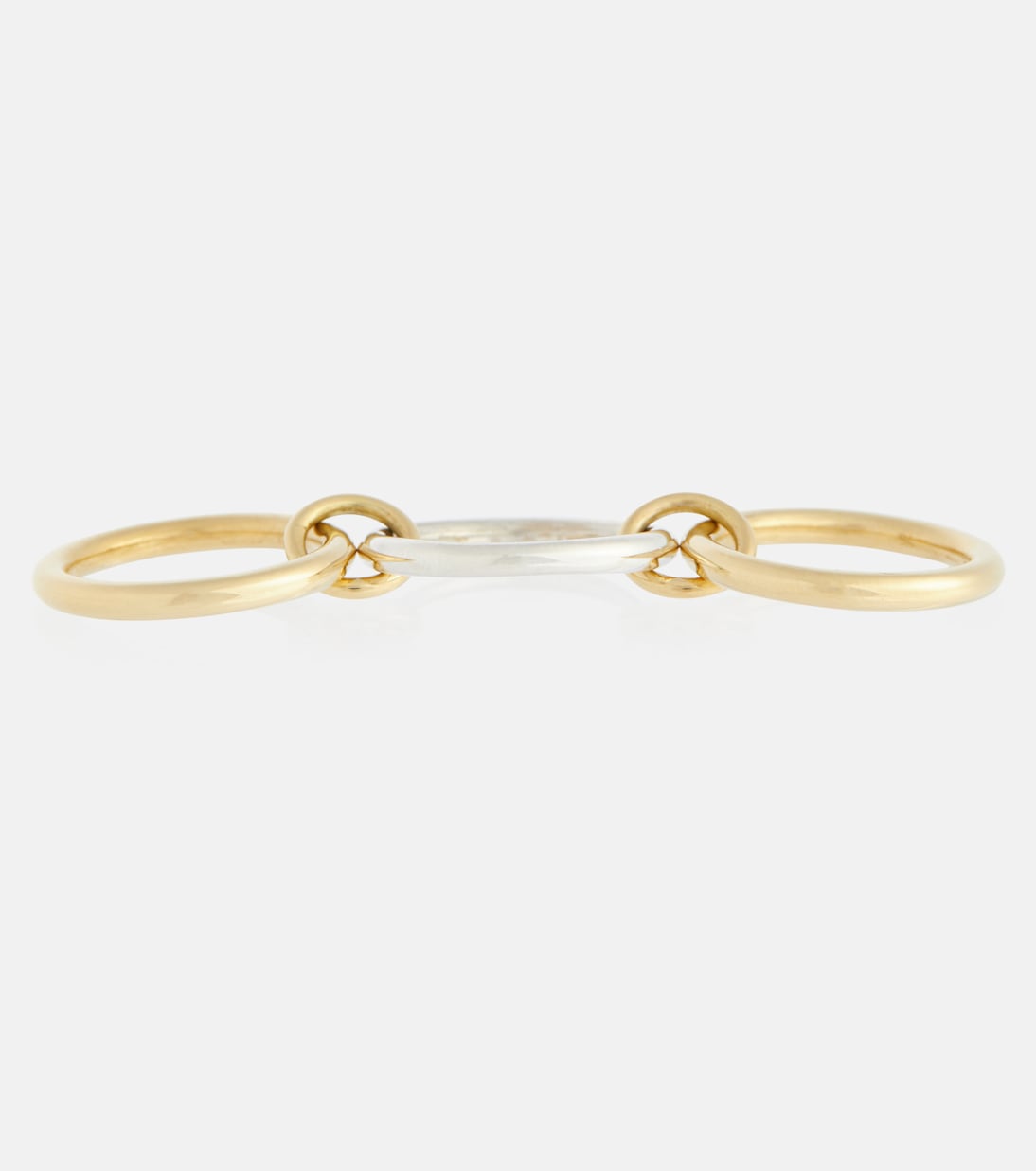 Anello Taurus in oro giallo 18kt e argento sterling | Spinelli Kilcollin