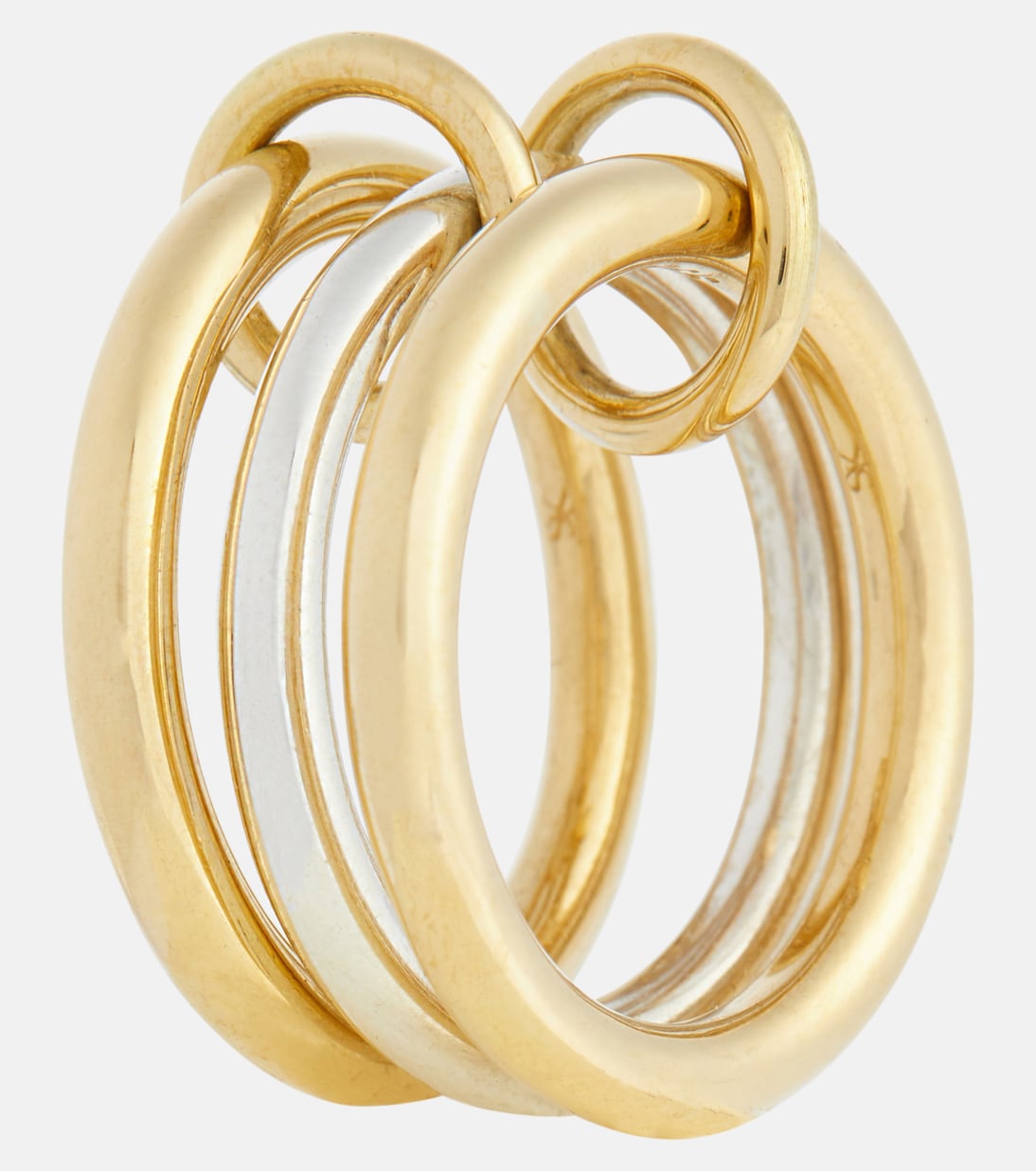 Anello Taurus in oro giallo 18kt e argento sterling | Spinelli Kilcollin