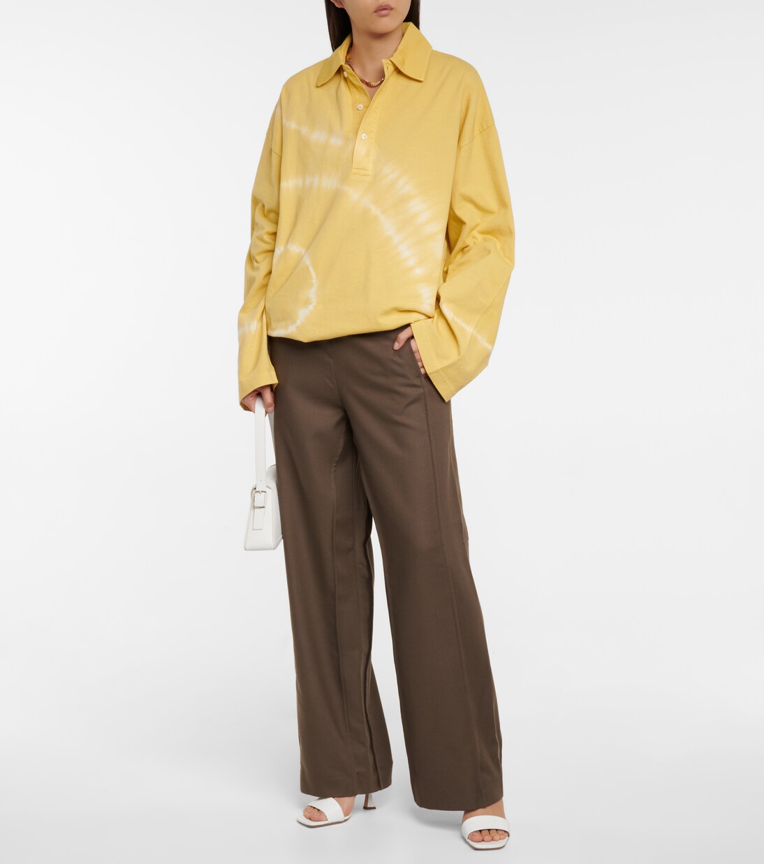 Polo en coton tie & dye | Acne Studios