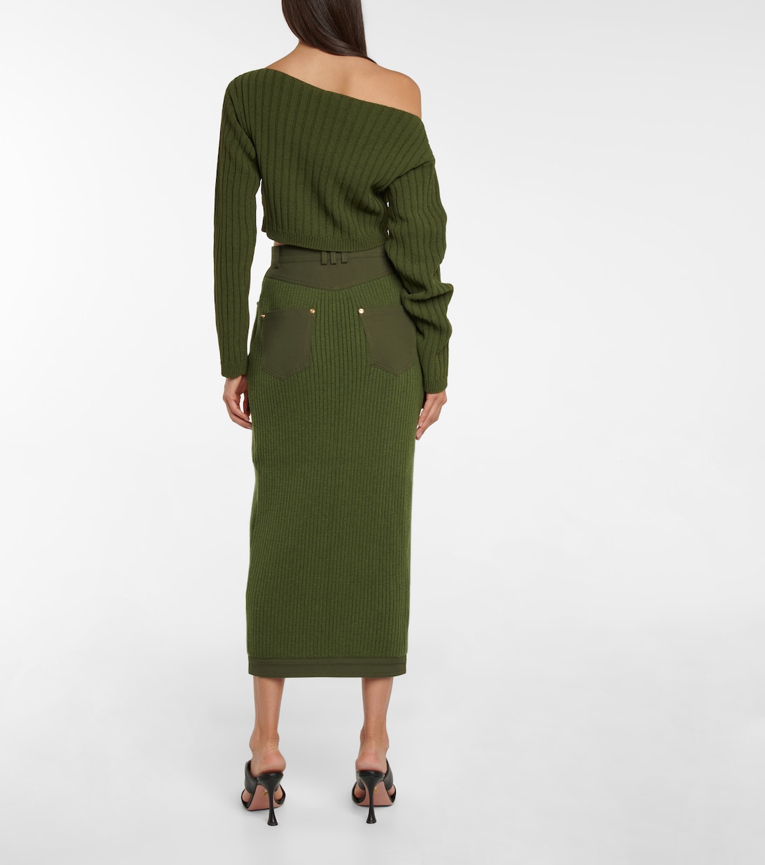 Jersey cropped en mezcla de lana | Balmain