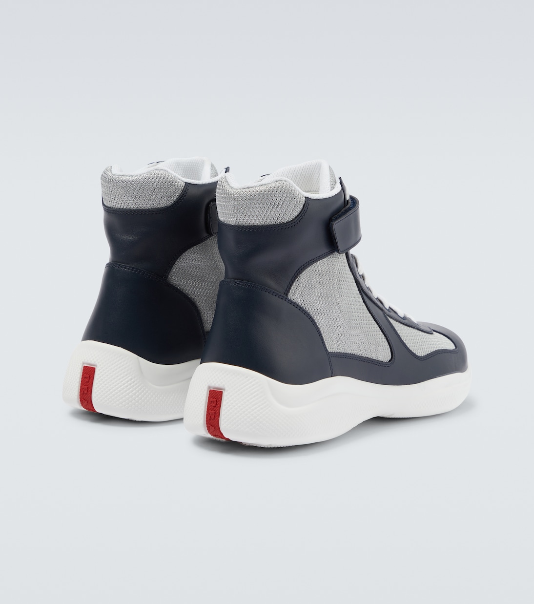 High-Top Sneakers America's Cup mit Leder | Prada