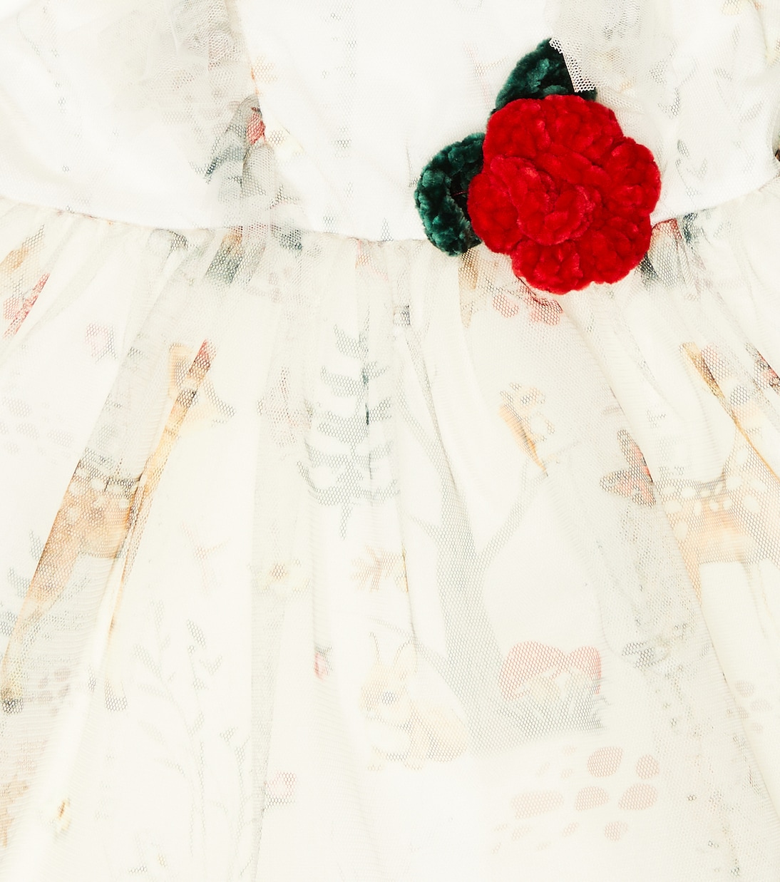 Bebé - vestido Forest Treasures de tul | Monnalisa