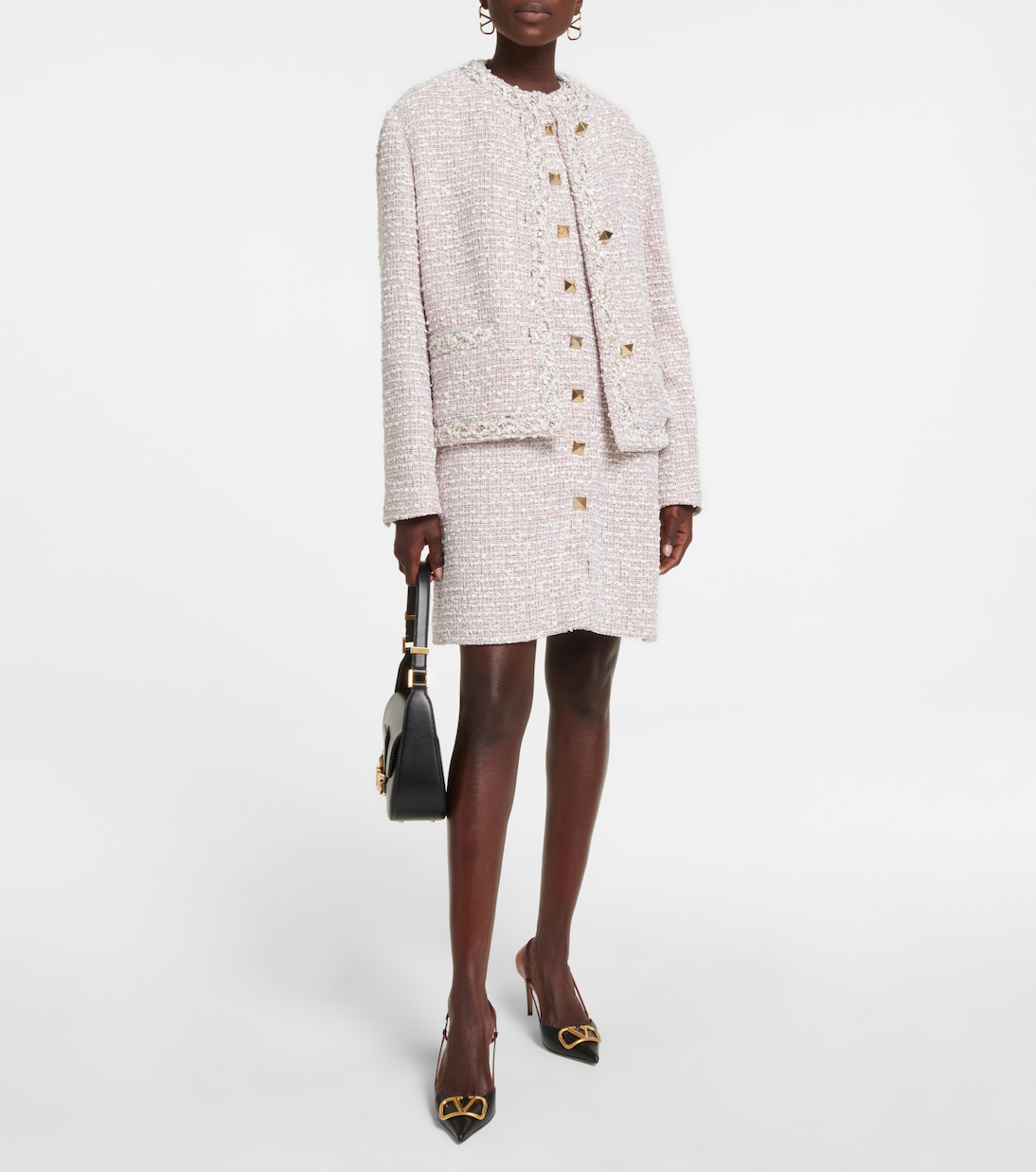 Jacke Rockstud aus Bouclé | Valentino