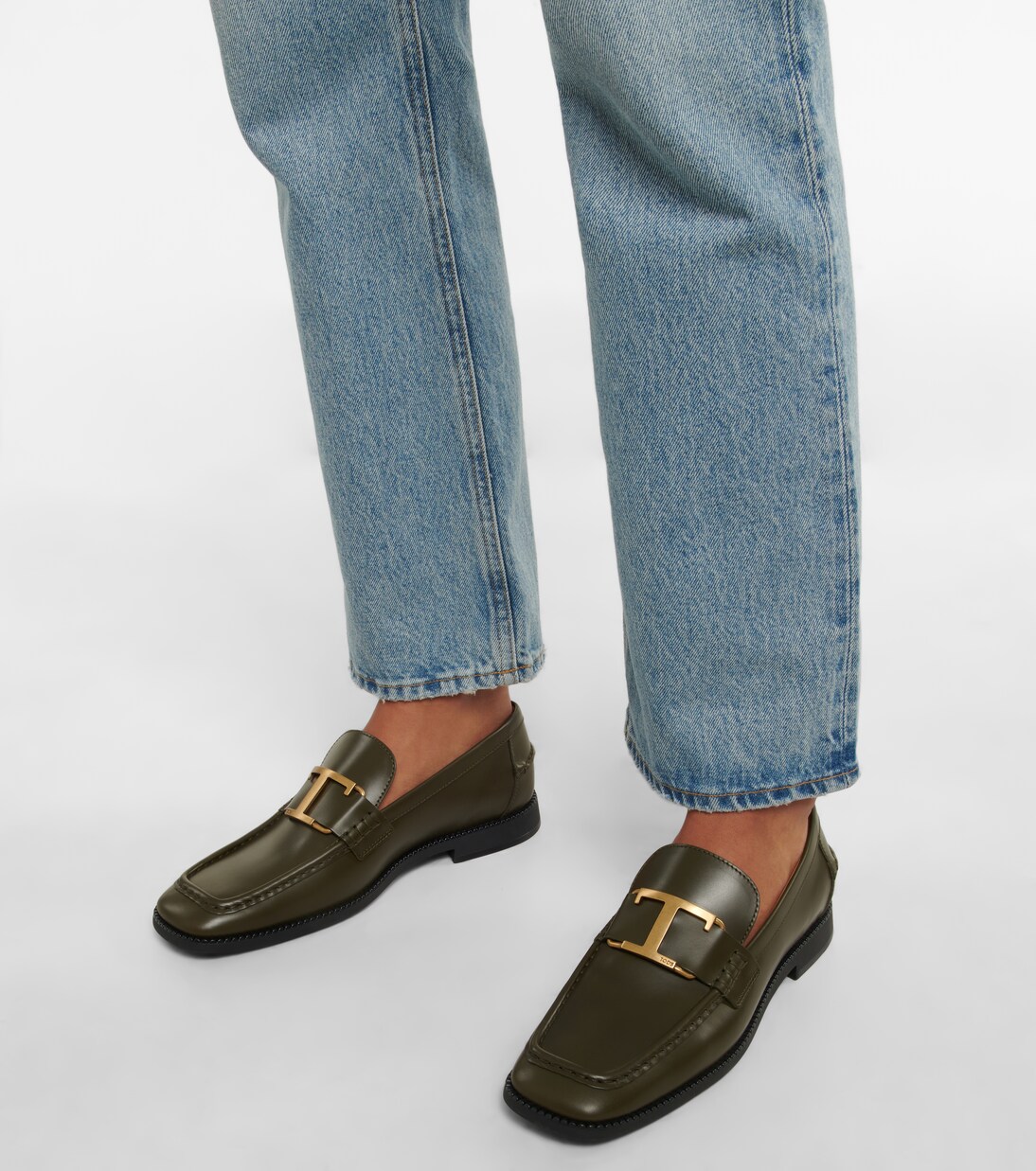 Mocasines de piel con hebilla | Tod's