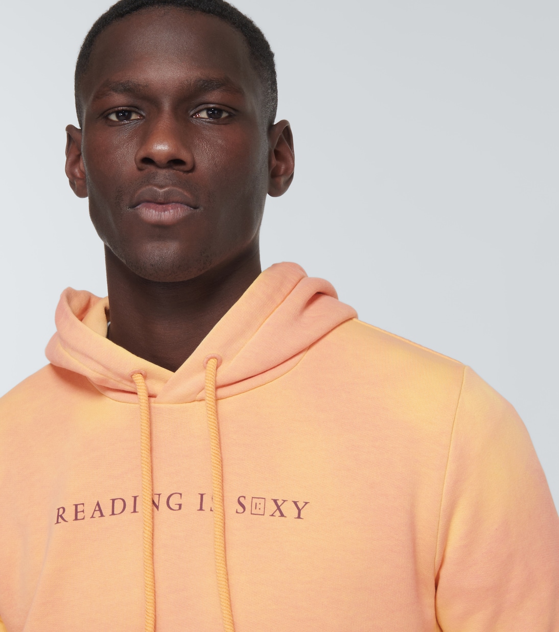 Felpa in cotone con cappuccio e stampa | Acne Studios