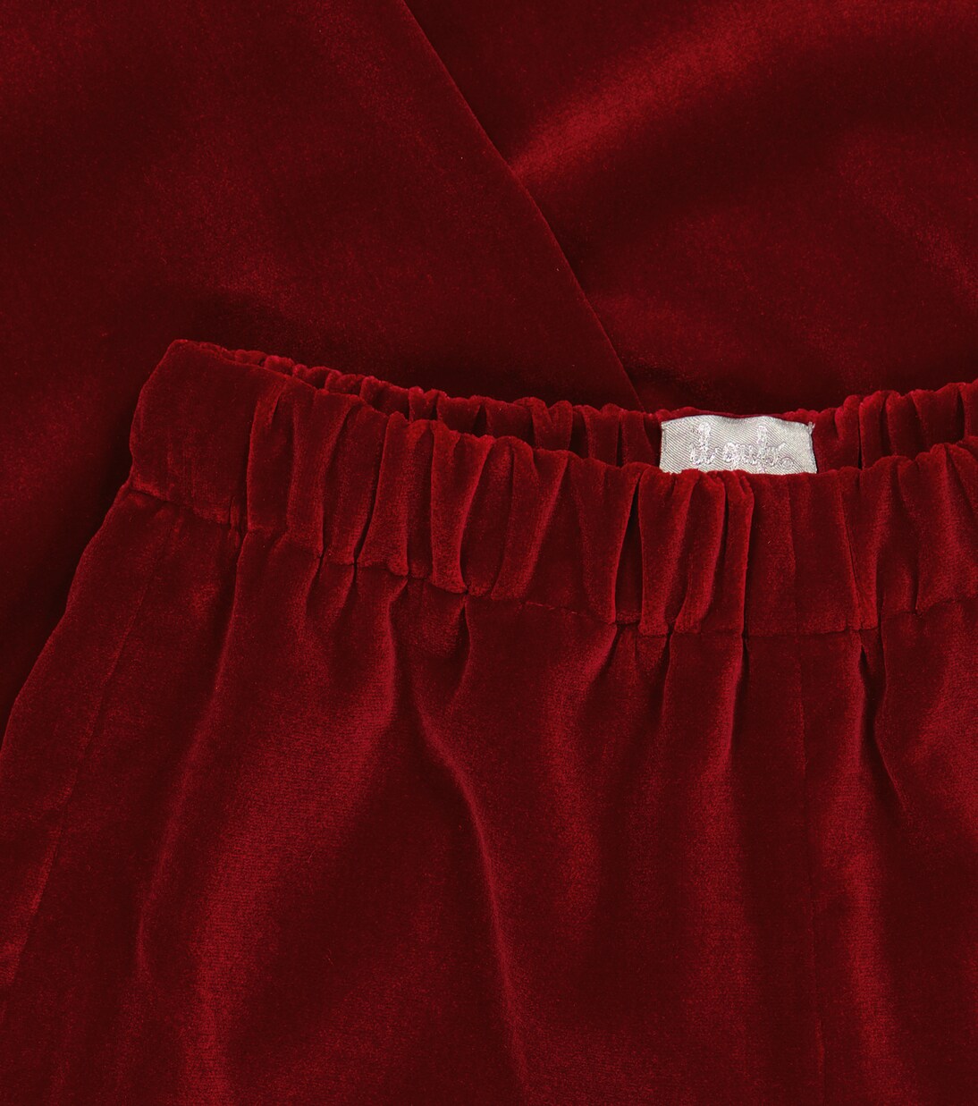Pantaloni a gamba larga in velluto | Il Gufo