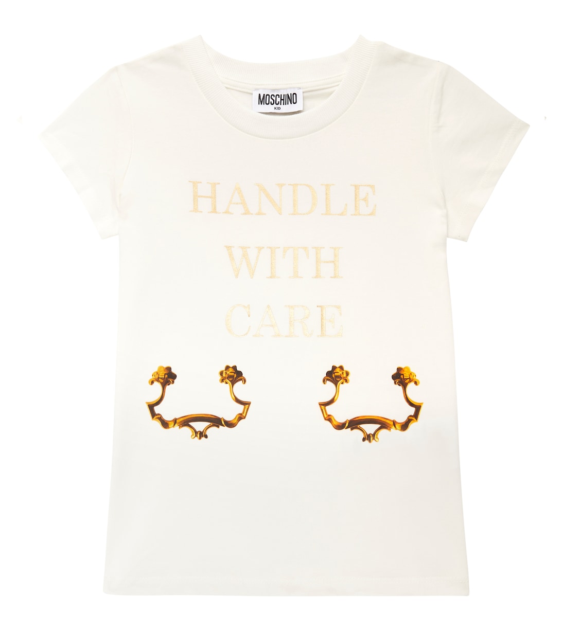 T-Shirt aus einem Baumwollgemisch | Moschino Kids