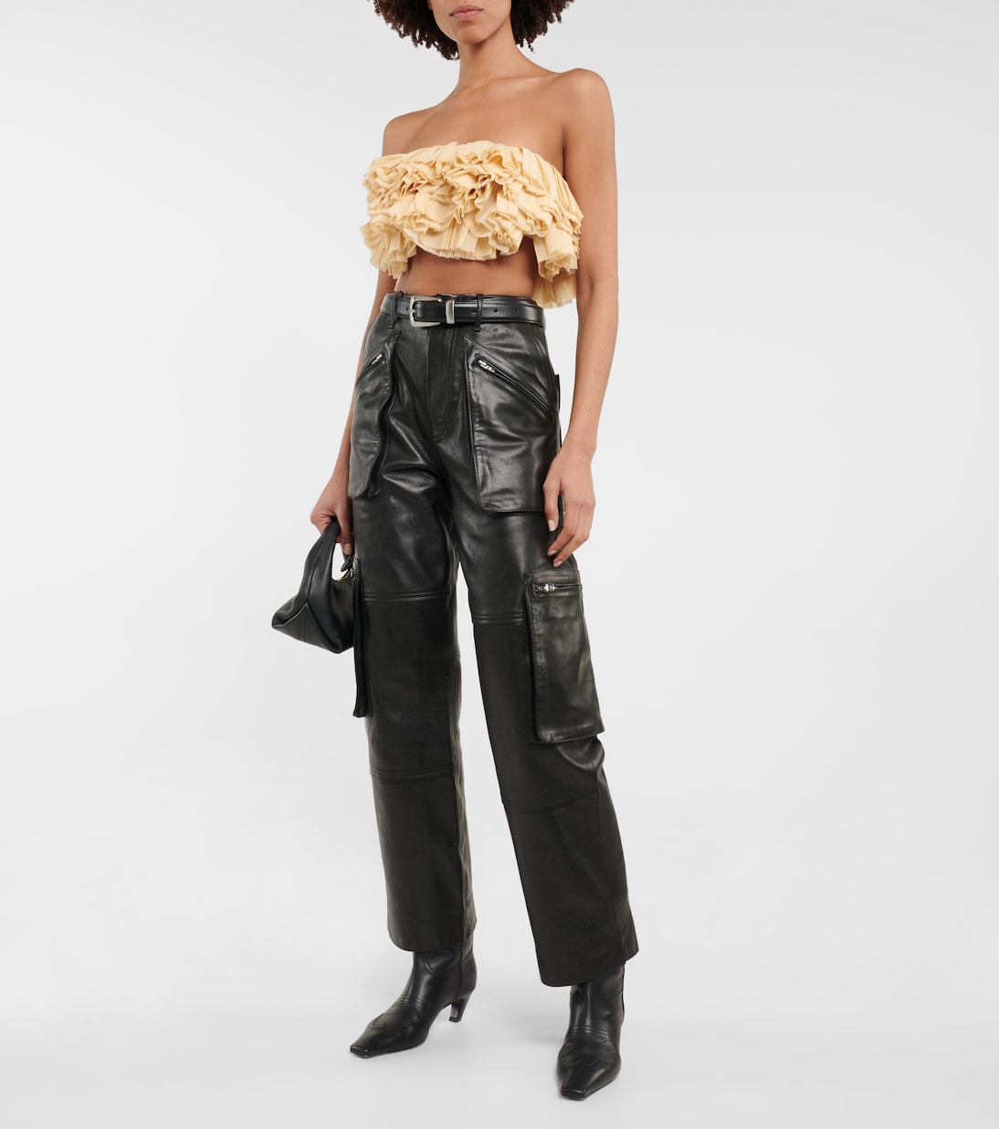 Atta wool-blend bandeau top | Khaite