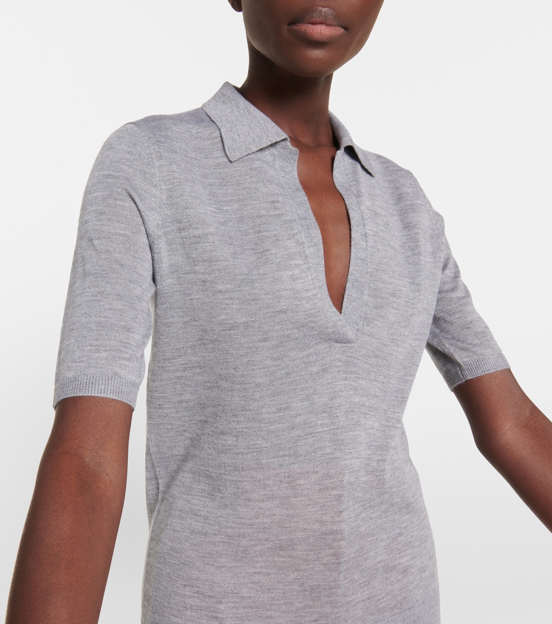 T-shirt Frank en cachemire et soie | Gabriela Hearst