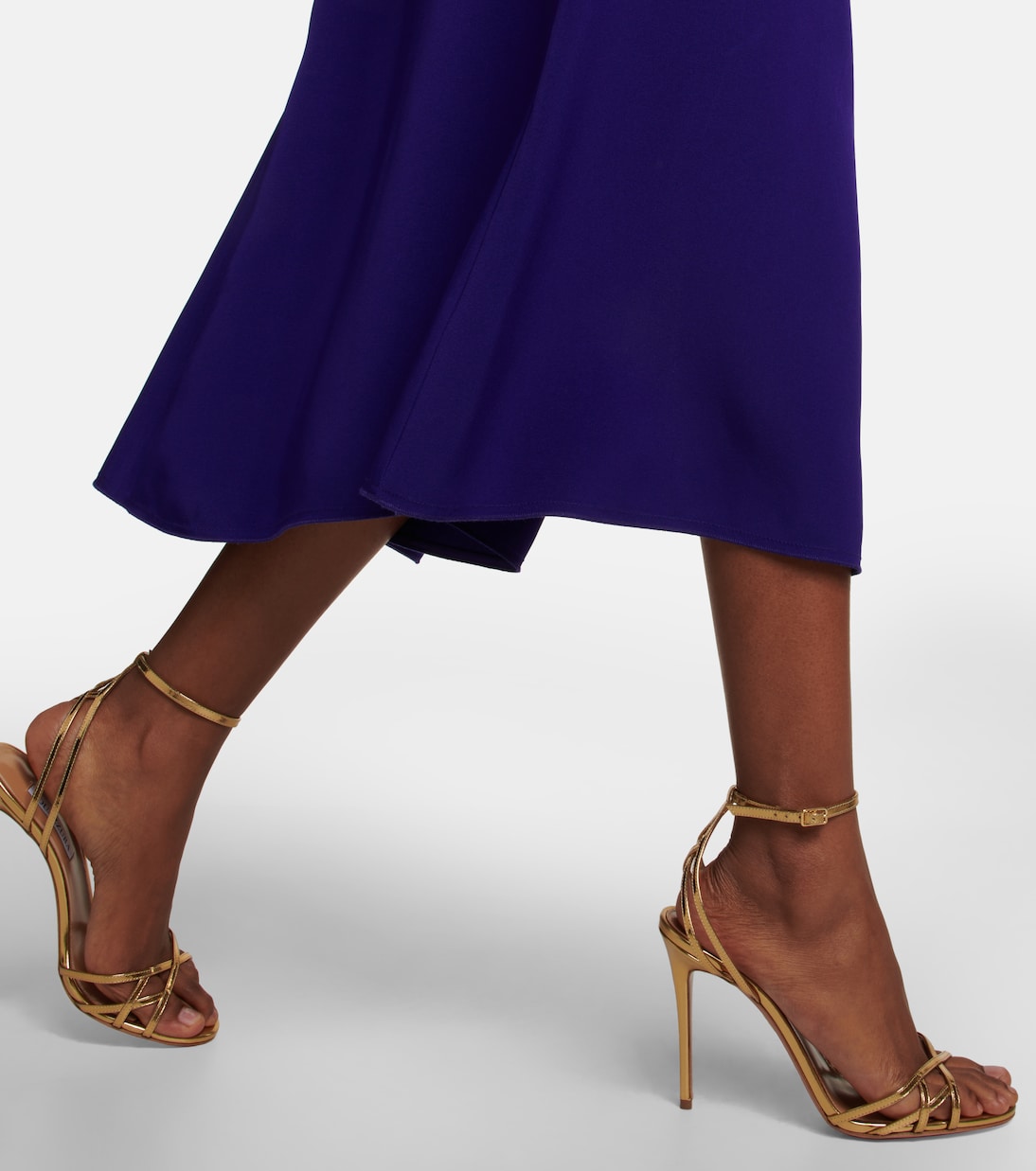Sandales All I Want en cuir métallisé | Aquazzura