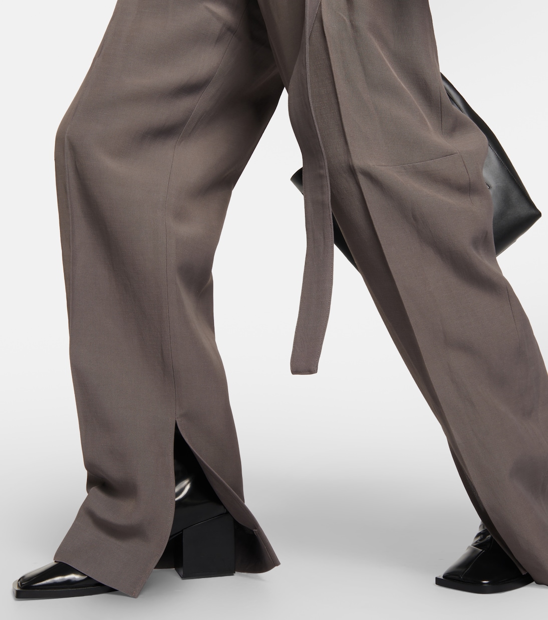 Pantaloni in canvas a vita alta | Jil Sander