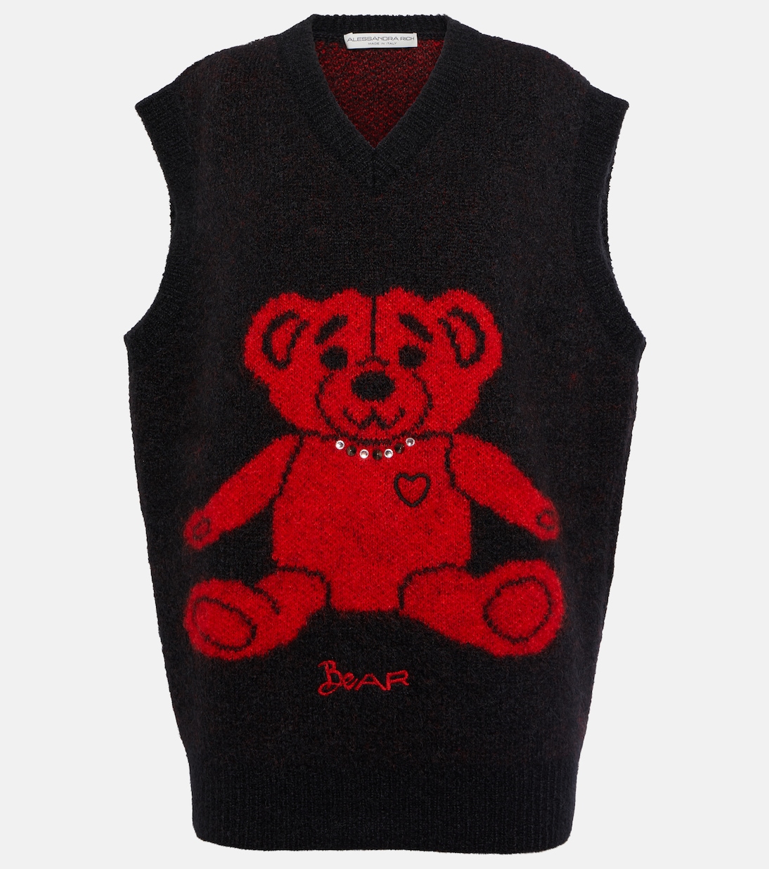Chaleco Bear en mezcla de lana | Alessandra Rich