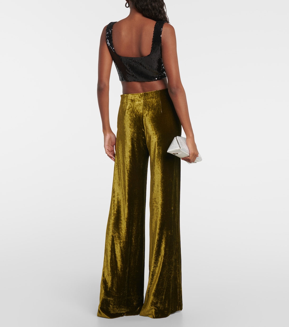 Julianne velvet pants | Galvan