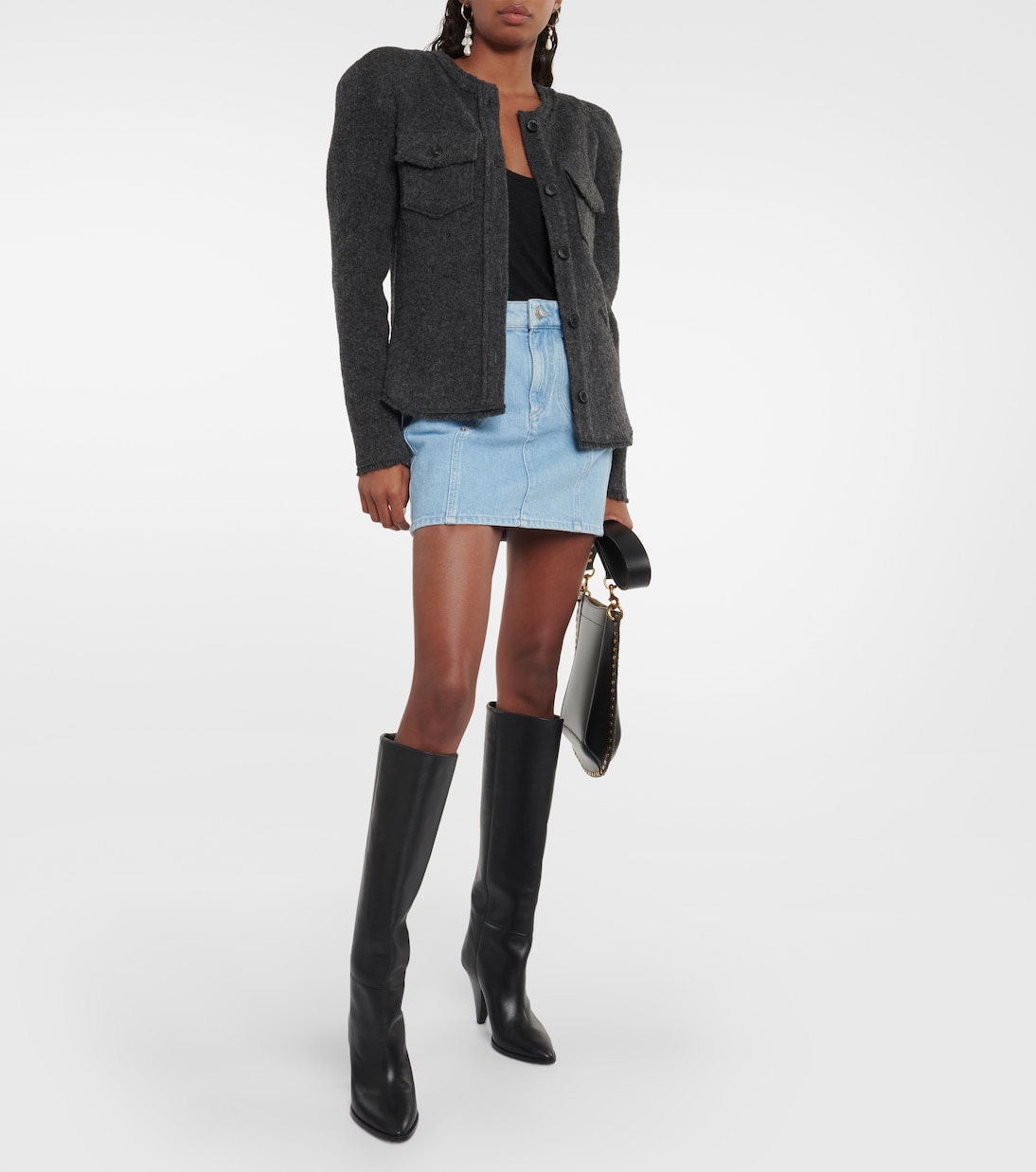 Jacke Nelly aus Tweed | Marant Etoile