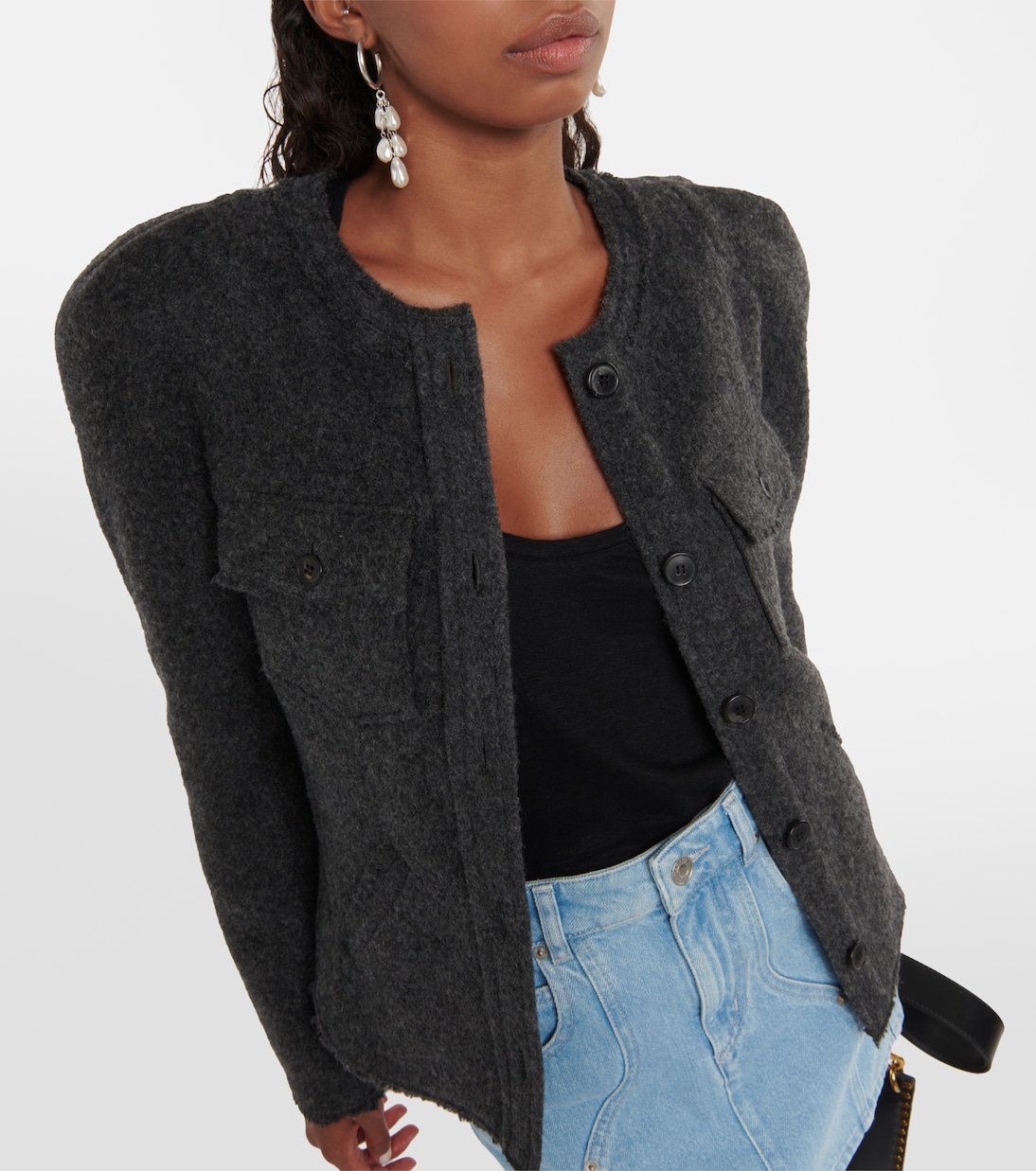 Jacke Nelly aus Tweed | Marant Etoile