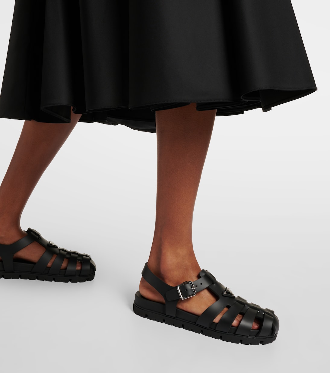Logo fisherman sandals | Prada