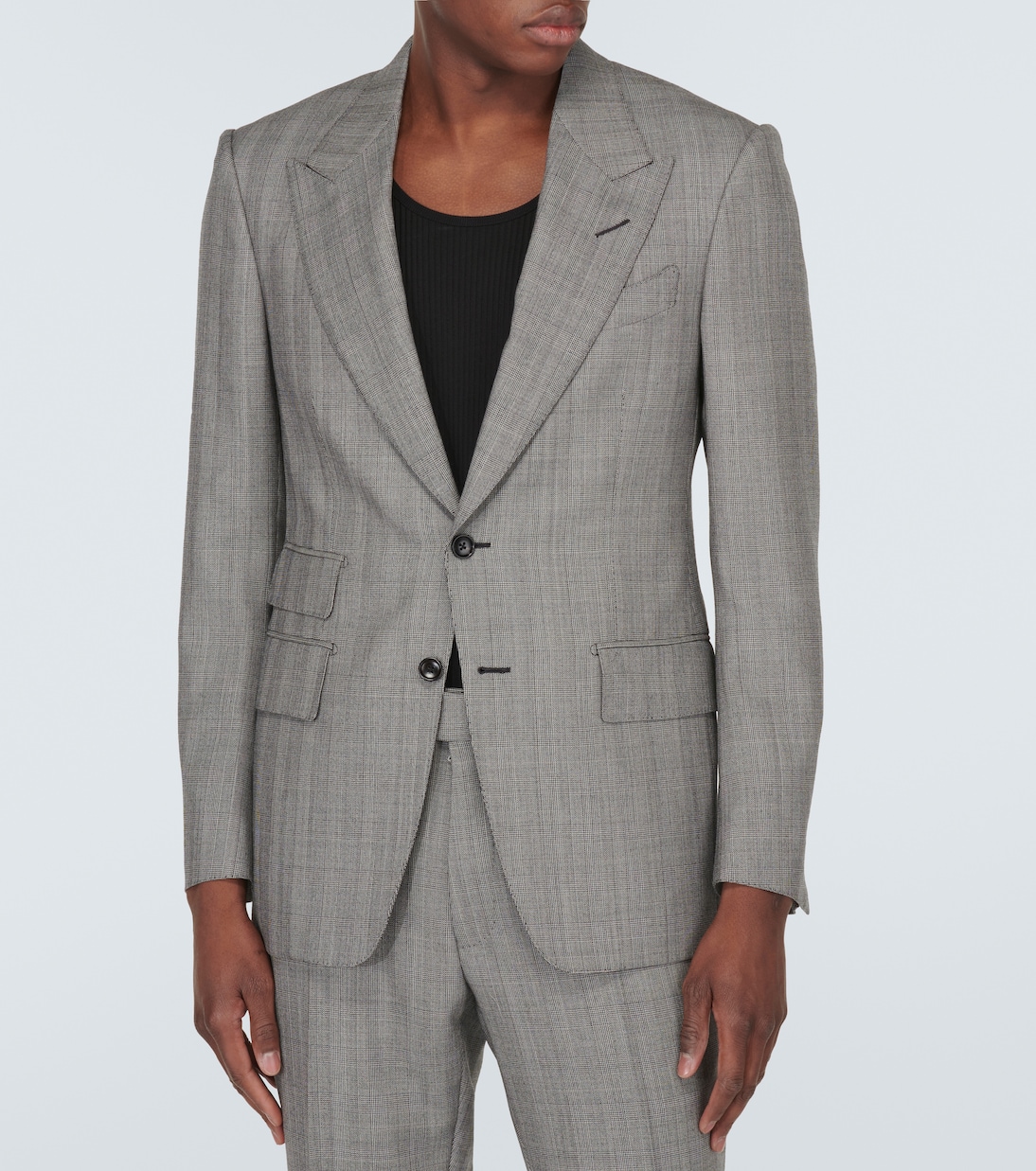 Shelton Prince of Wales checked wool suit | Tom Ford