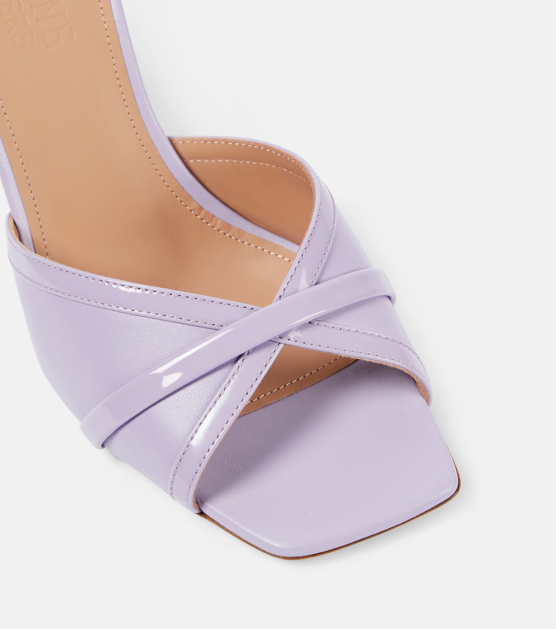 Perla 85 leather wedge mules | Malone Souliers